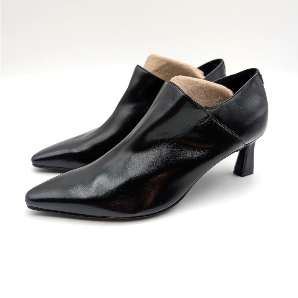 Naturalizer Trista Kitten Heel Ankle Bootie Women's Black Size US7.5M EU38